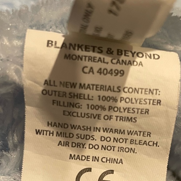 Blankets & Beyond Teddy Bear Lovey - Picture 8 of 8